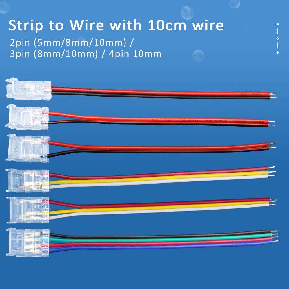 Solderless LED Connector 2 Pin - Jumper Wire Kit review and price