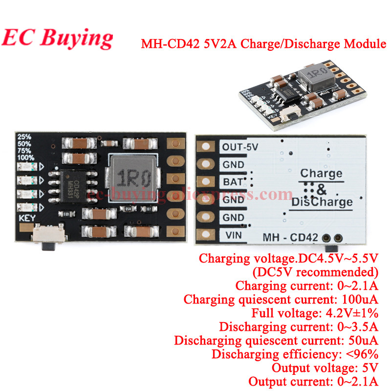 20Pcs/1pc MH-CD42 DC 5V 2A Mob - Li Ion Charger Module review and price