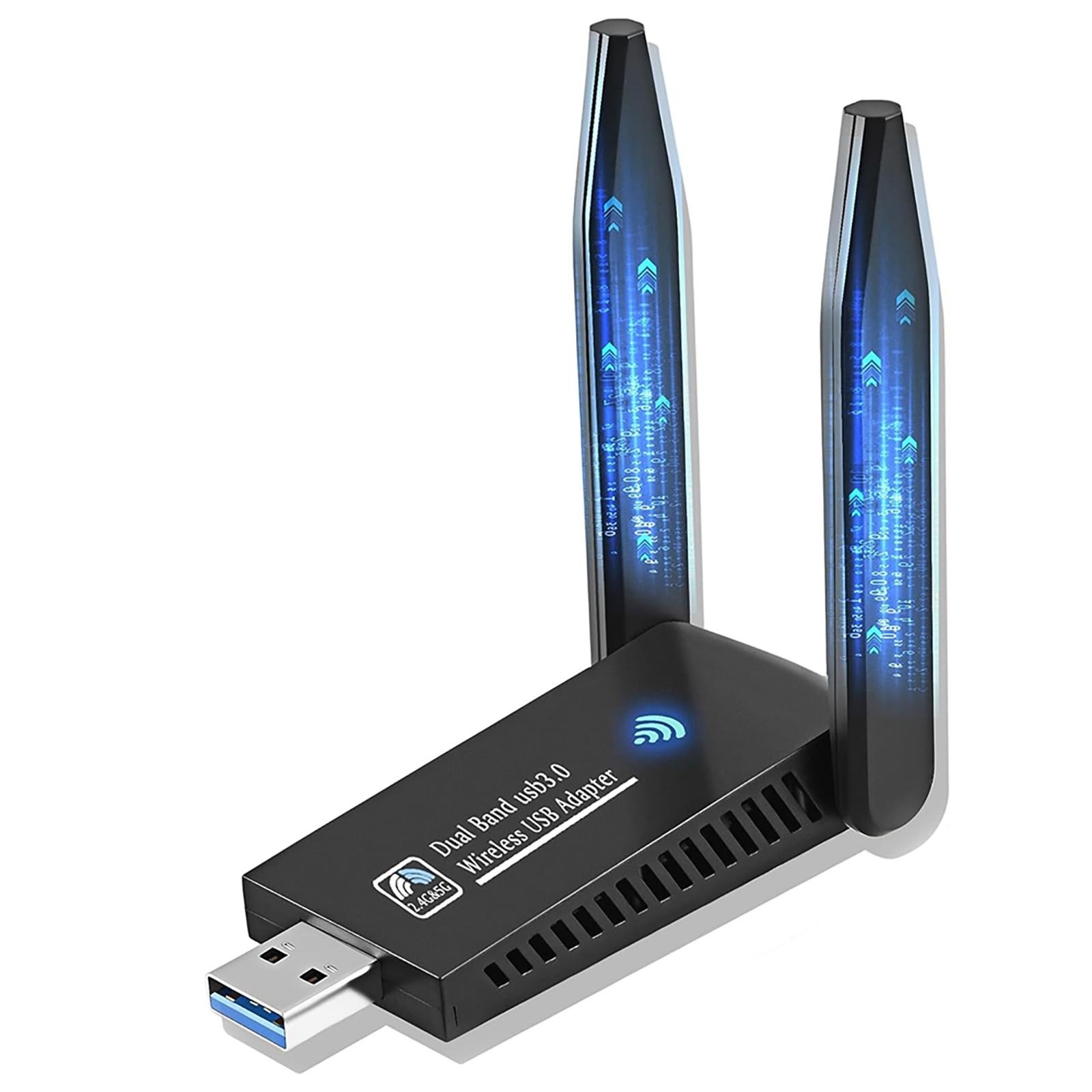 1300Mbps USB WiFi Adapter Dual - Antenna 2.4Ghz review and price