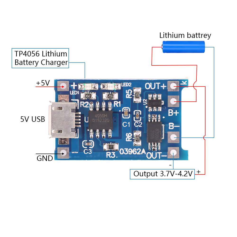 5/10PCS Type-c/Micro/Mini USB  - Tp4056 Module review and price