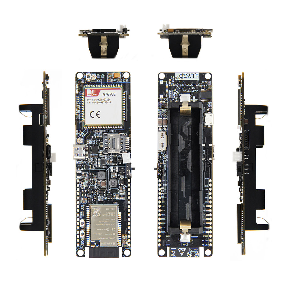 LILYGO T-A7670E ESP32 Module,  - Esp32 Battery Holder Lipo review and price