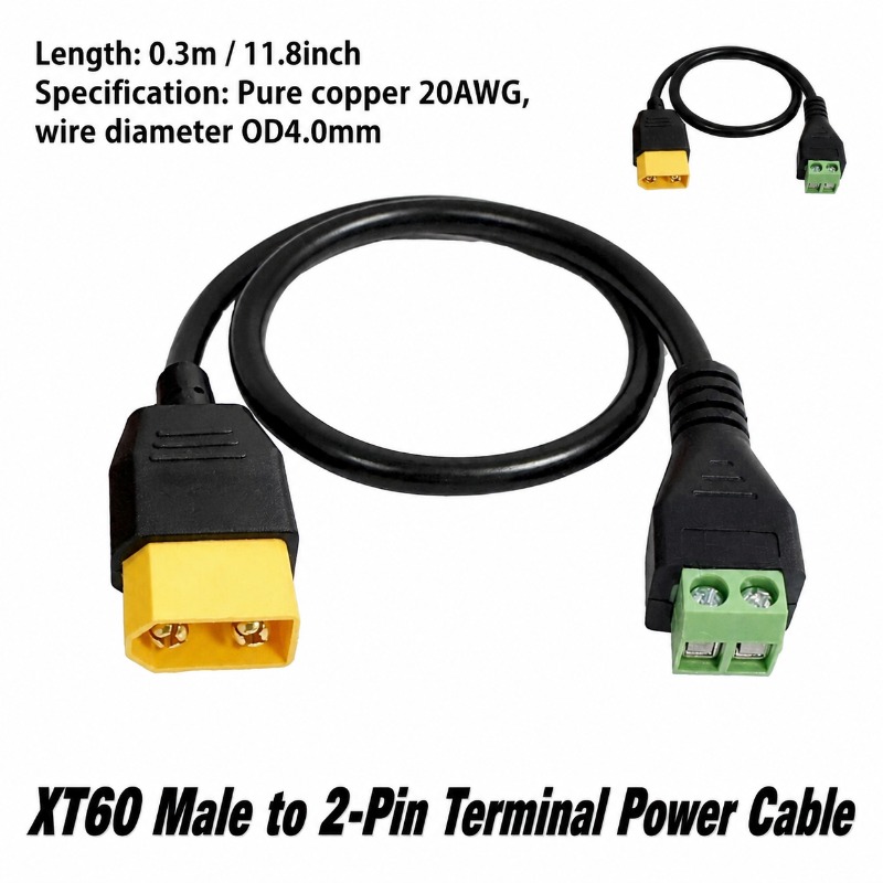 XT60 Connector Male Female To  - Screw Terminal Block review and price