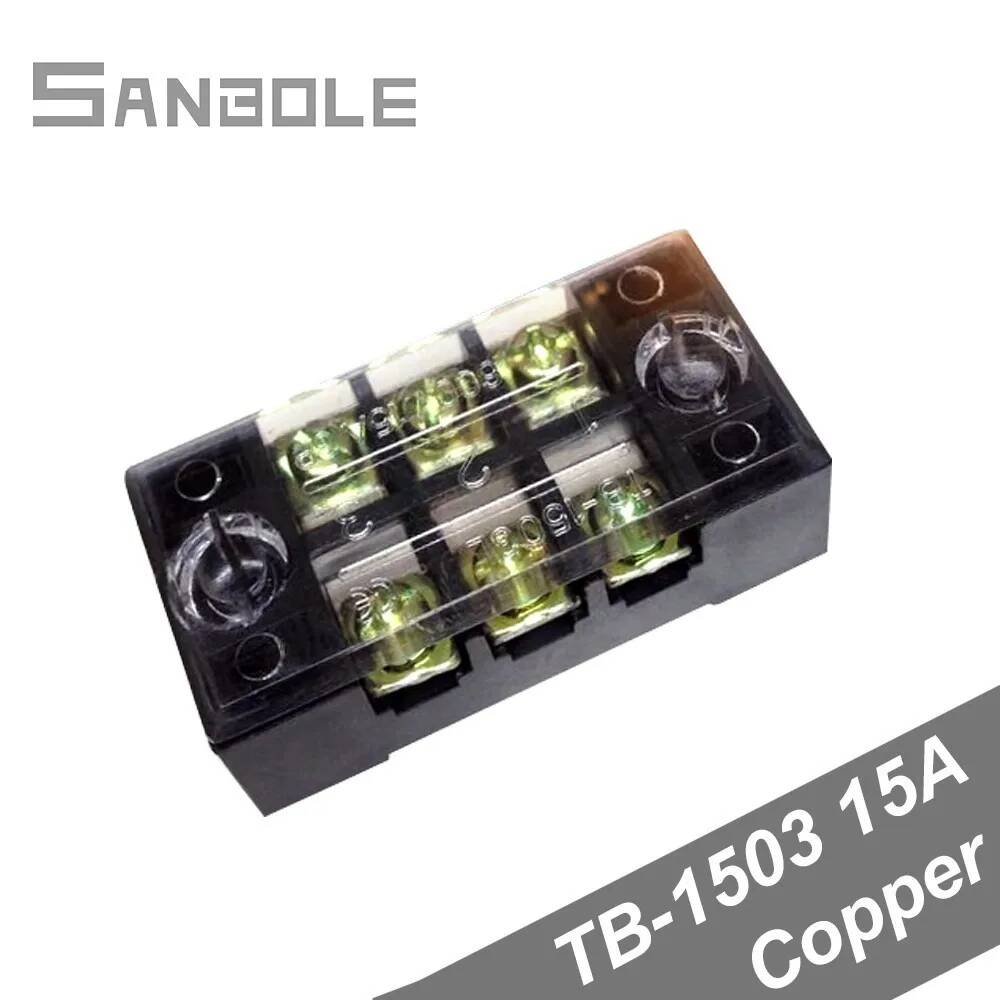 10pcs Dual Row Copper TB-1503  - Screw Terminal Block review and price